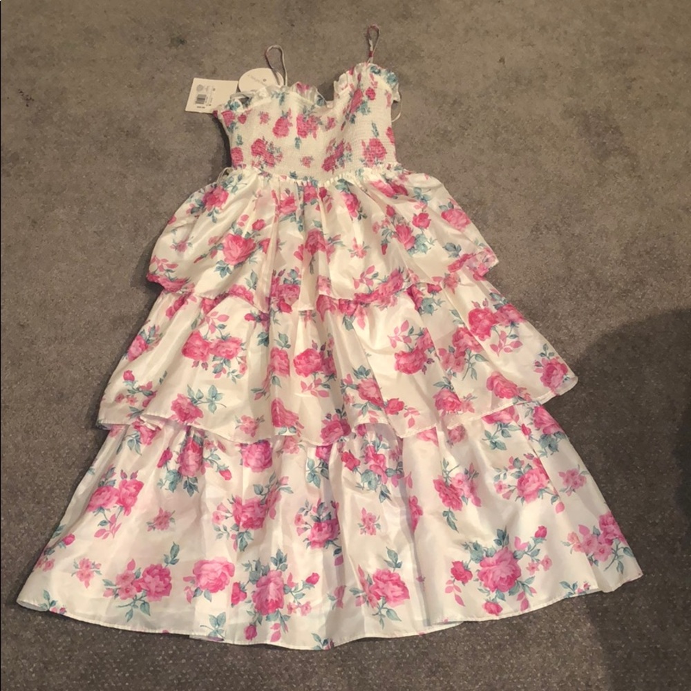 NWT LoveShackFancy X Target floral midi dress